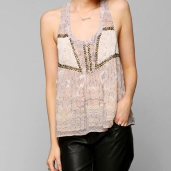 Urban Outfitters Main Event Embellished Tank Top - Picture 4 of 8